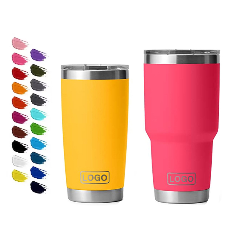 2025 Hot Selling 20oz Custom Travel Mug Double Wall Stainless Steel Vacuum Tumblers Flask Thermos Outdoor Tumbler OEM with Lids