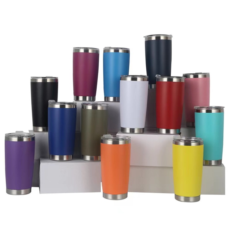 2025 Hot Selling 20oz Custom Travel Mug Double Wall Stainless Steel Vacuum Tumblers Flask Thermos Outdoor Tumbler OEM with Lids