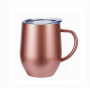 12oz Insulated Coffee Mug Cup With Handle Stainless Steel Travel Coffee Mug With Sliding Lid Double Wall Vacuum Coffee Tumbler