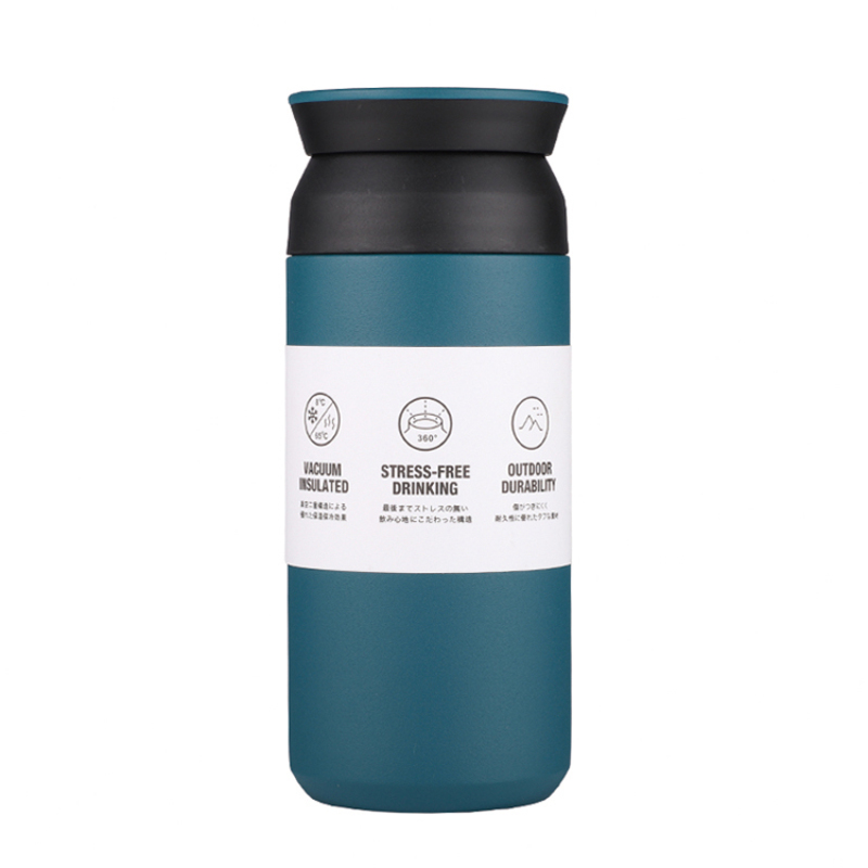 Portable Eco-Friendly Japanese Kinto Style 350ml Stainless Steel Vacuum Thermos Flask Travel Coffee Tumbler Water Bottle Cup Mug
