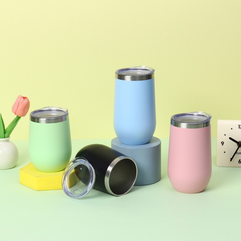 Wholesale 16oz Mug Gradient Design Double Wall Vacuum Flask Bottle Stainless Steel Coffee Mug Wine Tumbler with Hot Beer Mug