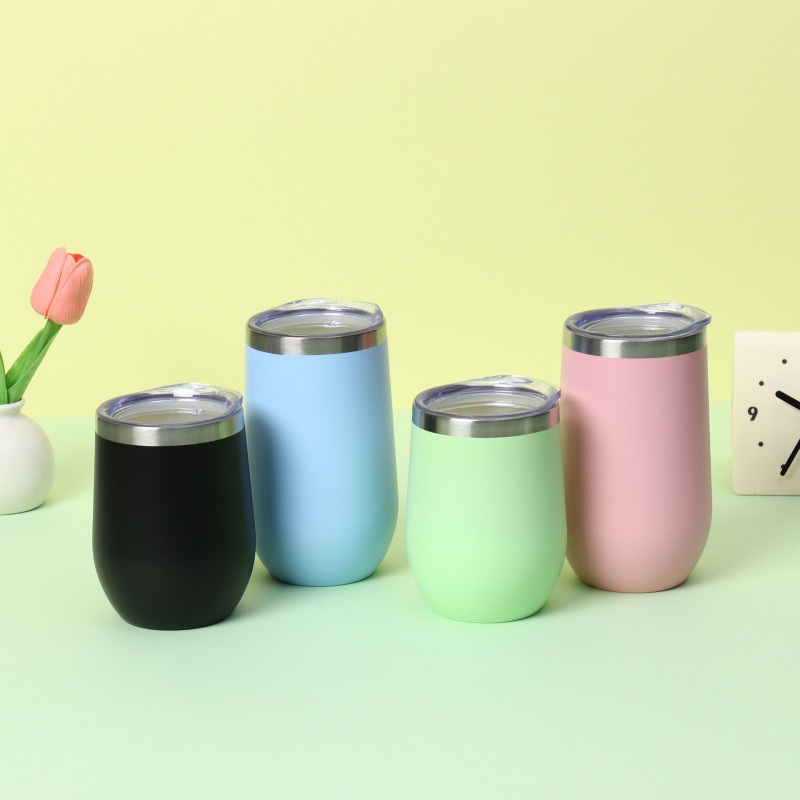 Wholesale 16oz Mug Gradient Design Double Wall Vacuum Flask Bottle Stainless Steel Coffee Mug Wine Tumbler with Hot Beer Mug