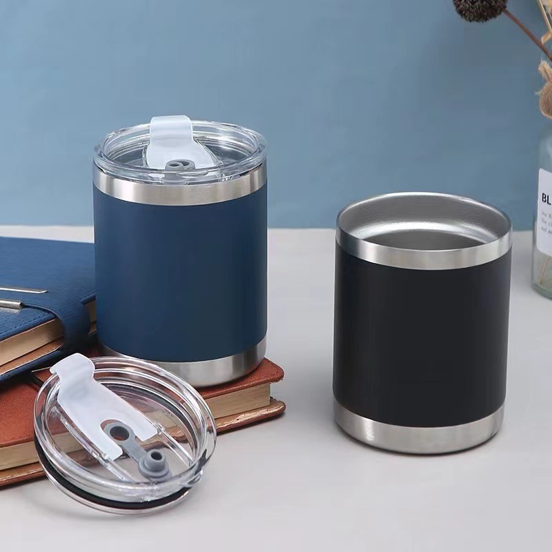 Wholesale 10oz Stainless Steel Insulated Vacuum Custom Logo Minimalist Design for Travel for Coffee Cola Mug