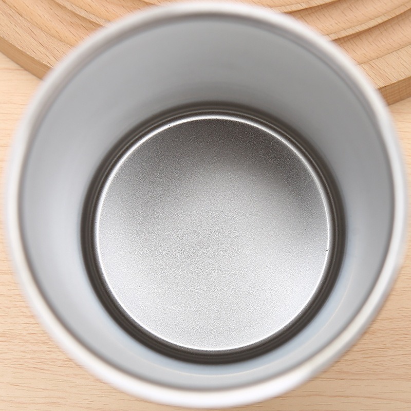 16oz Customizable Stainless Steel Tumbler Wooden Base Travel Mug Vacuum Insulation for Hot/Cold Drink Bulk Wholesale Thermos Cup