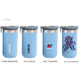 Free Custom Logo 450ML Stainless Steel Travel Coffee Mug Tumbler Vacuum Insulated with Lids
