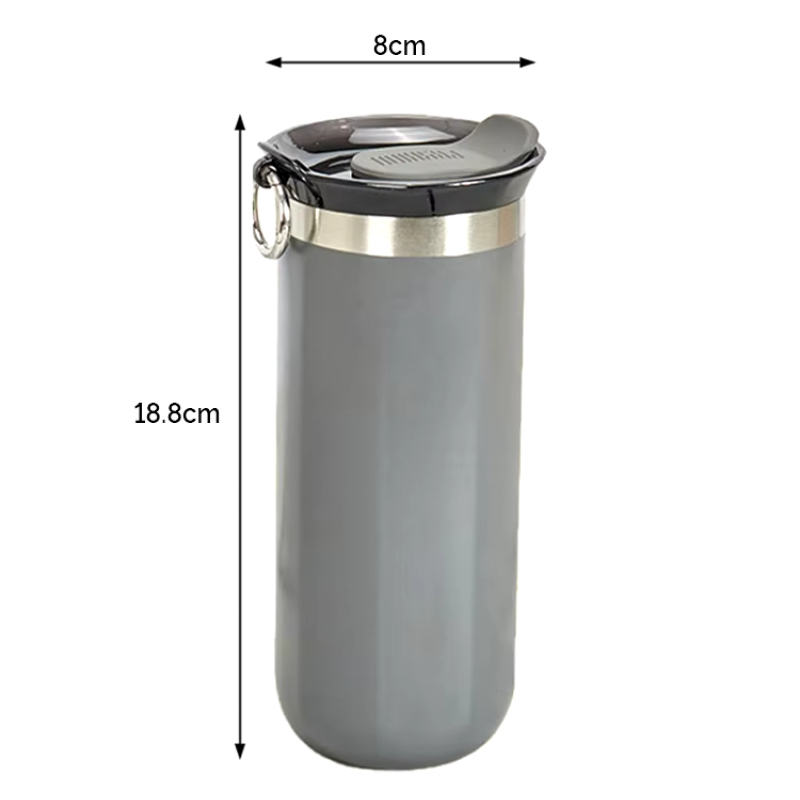 Free Custom Logo 450ML Stainless Steel Travel Coffee Mug Tumbler Vacuum Insulated with Lids