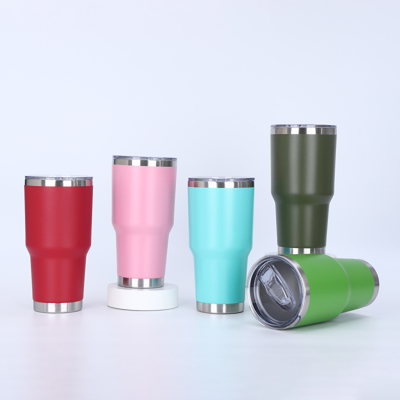 Outdoor Party BPA Free Laser Engraving 30oz Sublimation Juice Drinking Water Bottle Vasos Wine Tumbler Vacuum Mug Cup