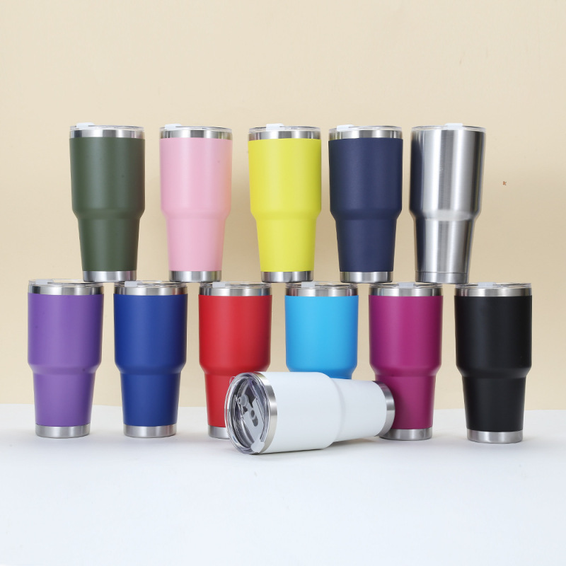 Outdoor Party BPA Free Laser Engraving 30oz Sublimation Juice Drinking Water Bottle Vasos Wine Tumbler Vacuum Mug Cup