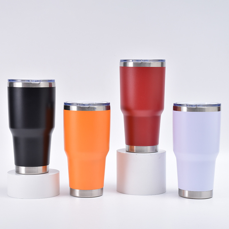 Outdoor Party BPA Free Laser Engraving 30oz Sublimation Juice Drinking Water Bottle Vasos Wine Tumbler Vacuum Mug Cup