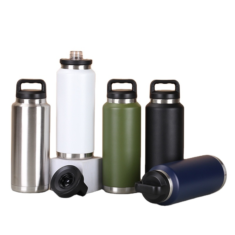 Customize 18 Oz 26 Oz 36 Oz Water Bottle Stainless Steel Vacuum Insulated Thermos Gym Sports Drinking Water Bottle With Chug