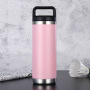 Wholesale New Style 18oz Portable Stainless Steel Bottle Outdoor Sports Water Bottle Vacuum Thermal Bottle with Chug Lid&Handle