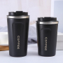 510 ML Coffee Tumbler with Lid 510ml Custom Vacuum Travel Insulated Double Wall Tumbler to Go Reusable Stainless Steel Mug Cup