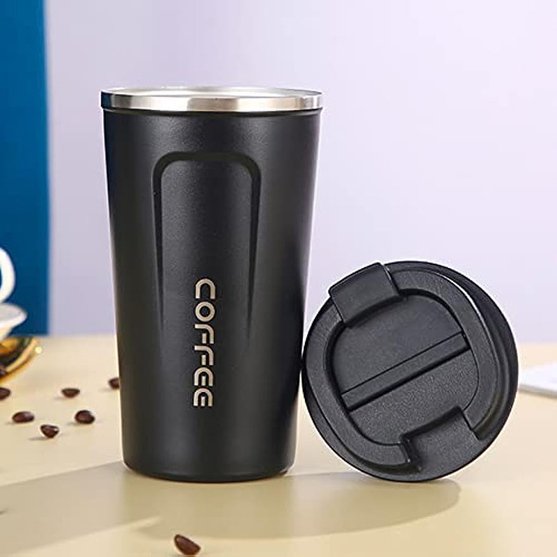 510 ML Coffee Tumbler with Lid 510ml Custom Vacuum Travel Insulated Double Wall Tumbler to Go Reusable Stainless Steel Mug Cup