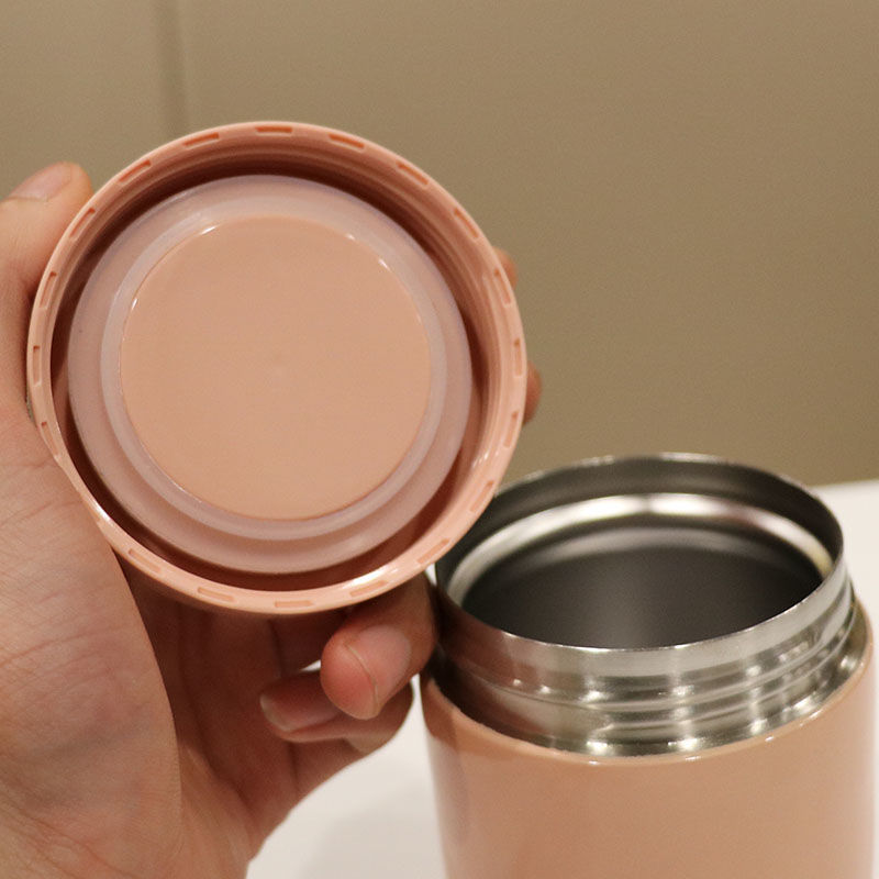 Custom 260ml Kids Thermal Braised Mugs Double Wall Stainless Steel Creative Mini Portable Thermos Food Soup Food Container Jar