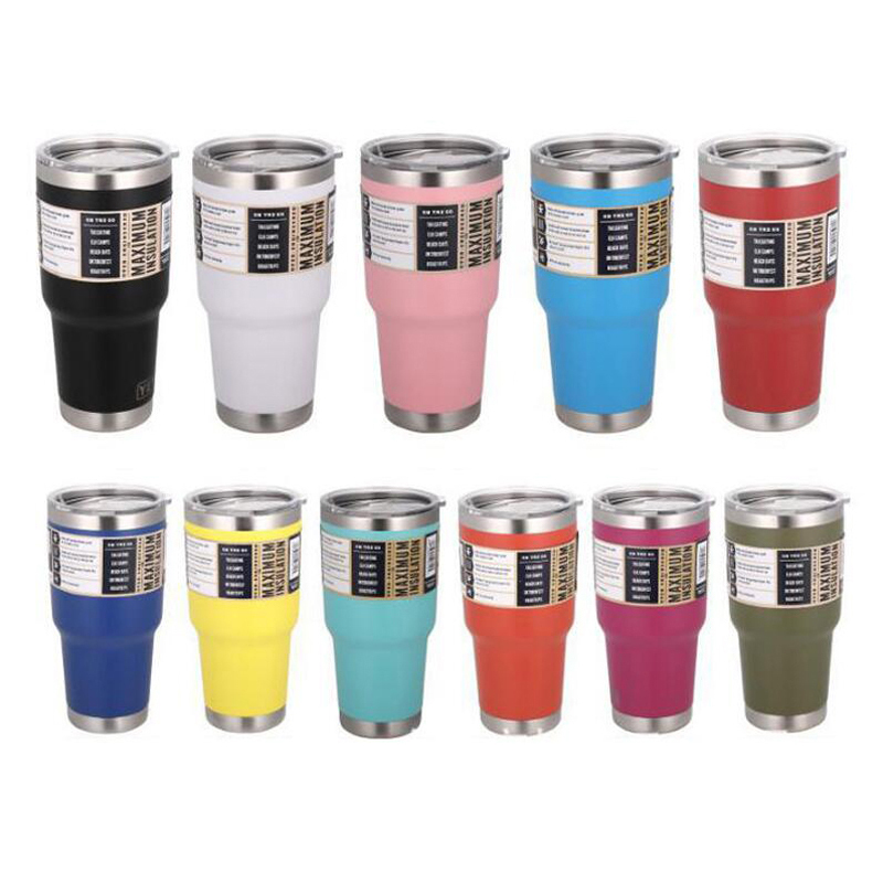 Wholesale Vasos Termos 30oz Tumbler Stainless Steel Vacuum Insulated Double Wall Original Cup Tumbler With Straw and Lid
