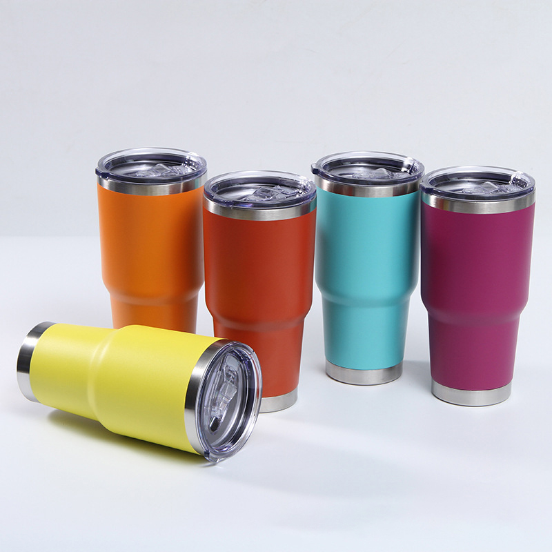Wholesale Vasos Termos 30oz Tumbler Stainless Steel Vacuum Insulated Double Wall Original Cup Tumbler With Straw and Lid