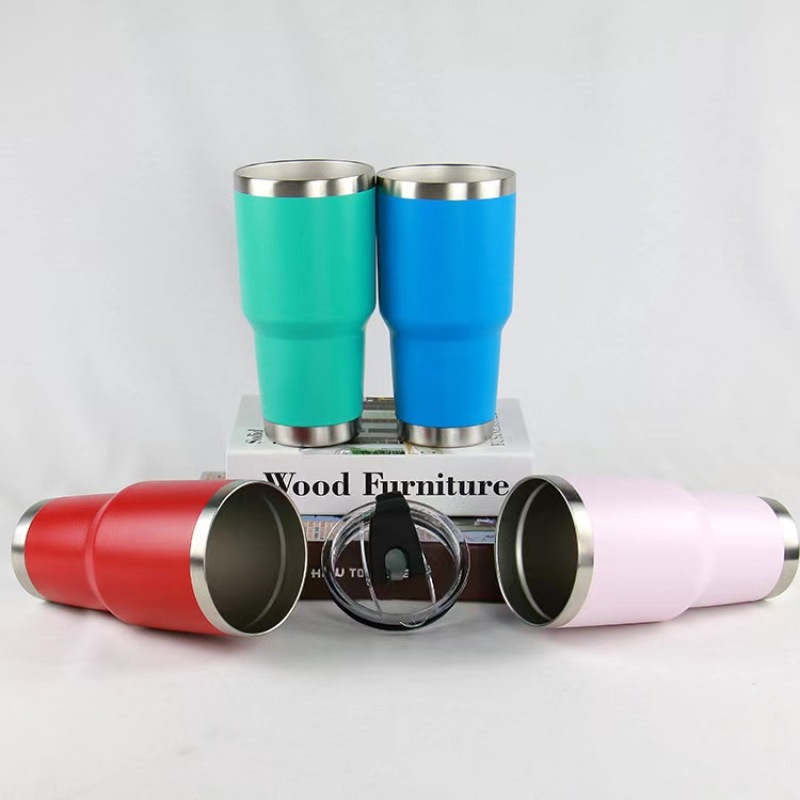 Wholesale Vasos Termos 30oz Tumbler Stainless Steel Vacuum Insulated Double Wall Original Cup Tumbler With Straw and Lid