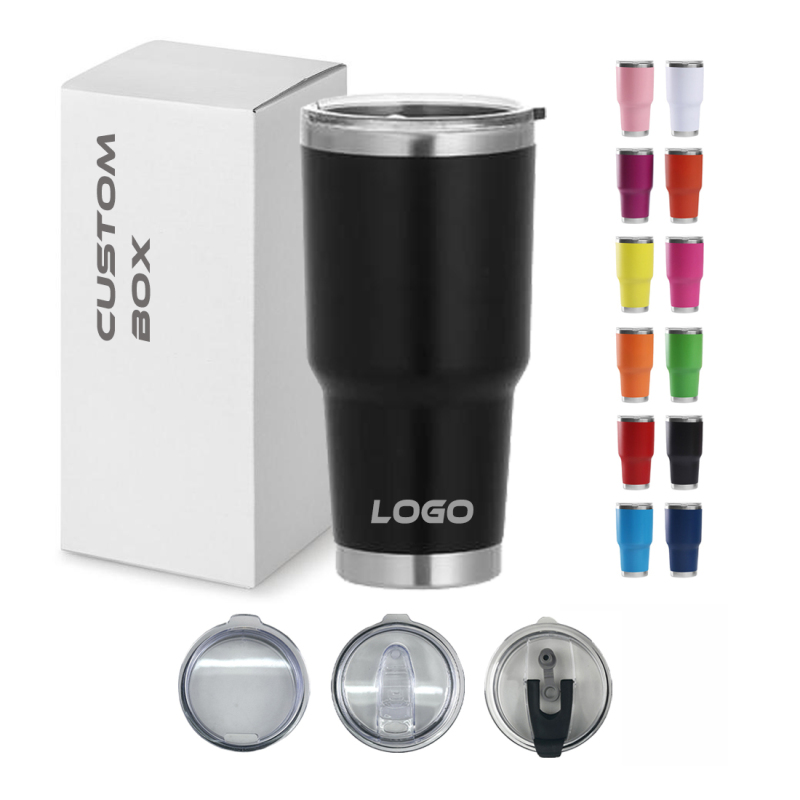 Wholesale Vasos Termos 30oz Tumbler Stainless Steel Vacuum Insulated Double Wall Original Cup Tumbler With Straw and Lid