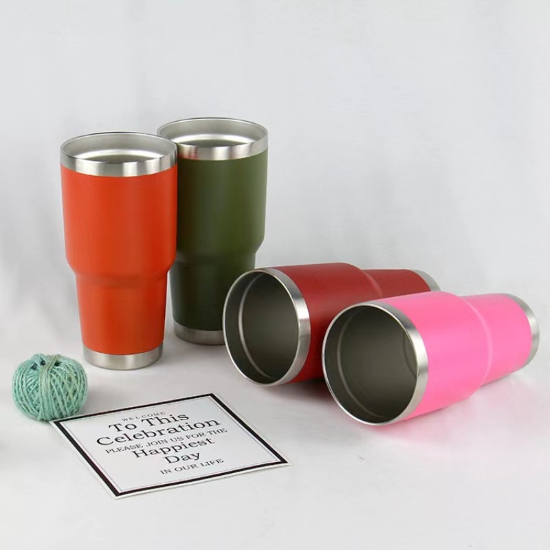 Wholesale Vasos Termos 30oz Tumbler Stainless Steel Vacuum Insulated Double Wall Original Cup Tumbler With Straw and Lid