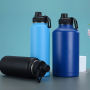 Wholesale Logo 32oz Wide Mouth Sport Thermal Drink Jug Double Wall Vacuum Insulated 304 Stainless Steel Water Bottle
