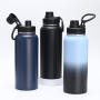 Wholesale Logo 32oz Wide Mouth Sport Thermal Drink Jug Double Wall Vacuum Insulated 304 Stainless Steel Water Bottle