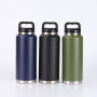 18/26/36oz Stainless Steel Double-Walled Vacuum Insulated Flasks Metal Drinkware Water Bottle with Chug Lid Termos Beer Tumbler