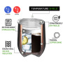 Wine Tumblers Wholesale Bulk Classic Insulated Travel Mugs 12oz Egg Shaped Thermal Cups With Straw Iced Wine Beer for Party
