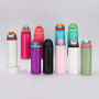 Custom Vacuum Thermos Cup 304 Stainless Steel Double Walled Large Capacity Sports 6-12h Thermal Insulated Water Bottle Flasks