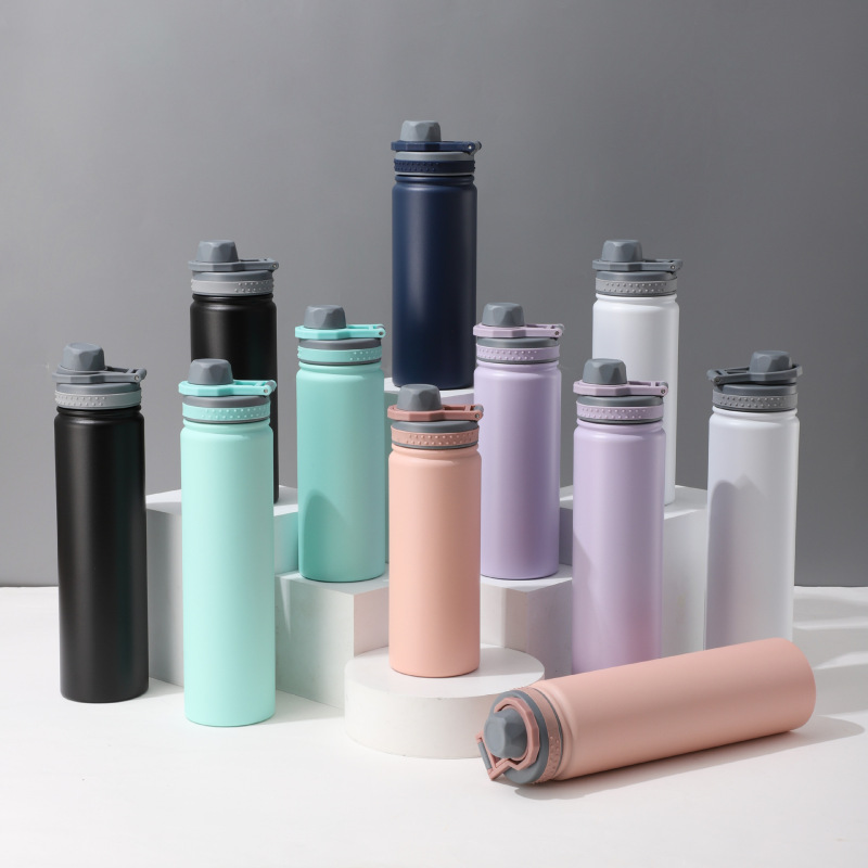 High Quality 750ml Eco-Friendly Double Wall Stainless Steel Water Bottle with Standard Mouth Custom Logo Drink Sport Tumbler High Quality 750ml Eco-Friendly Double Wall Stainless Steel Water Bottle with Standard Mouth Custom Logo Drink Sport Tumbler