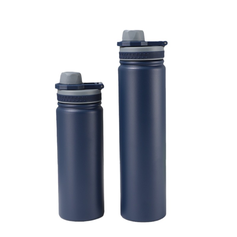 High Quality 750ml Eco-Friendly Double Wall Stainless Steel Water Bottle with Standard Mouth Custom Logo Drink Sport Tumbler