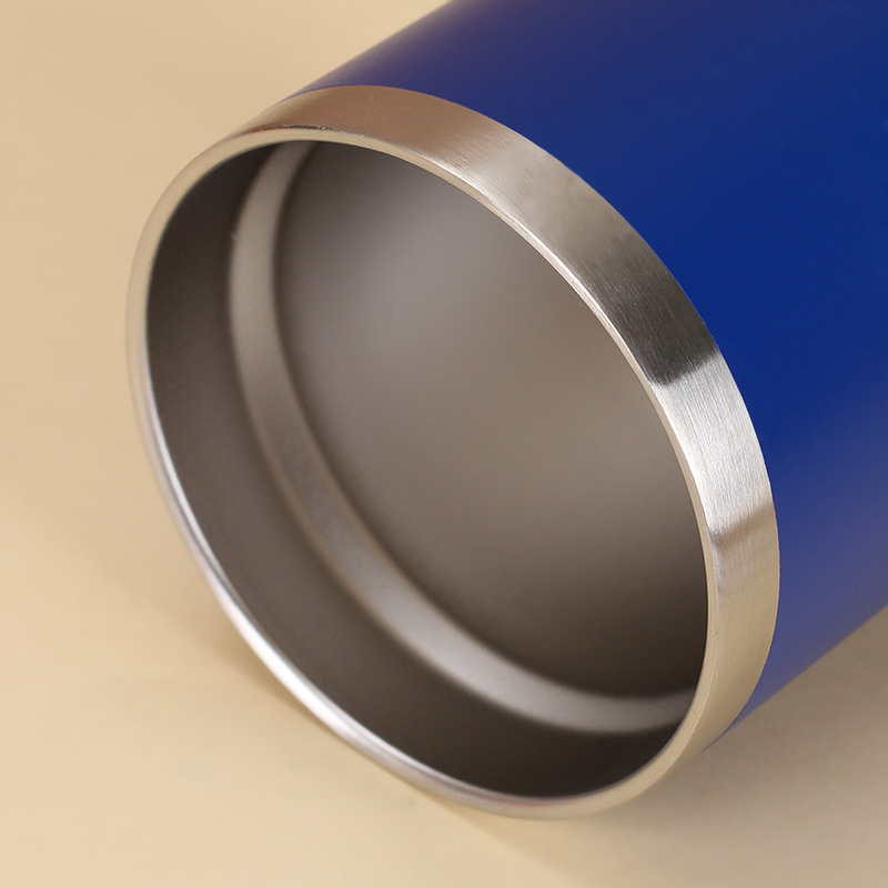 10oz Stainless Steel Tumbler Mug Straw Custom Logo Vacuum Thermal Hot Beverage Can Cooler Holder Coffee Water Party Outdoor Use