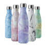 17oz Stainless Steel Water Bottle With Narrow Mouth Cola Shaped Vacuum Flask Sport Gym Custom Logo Direct Drinking Outdoor Tours