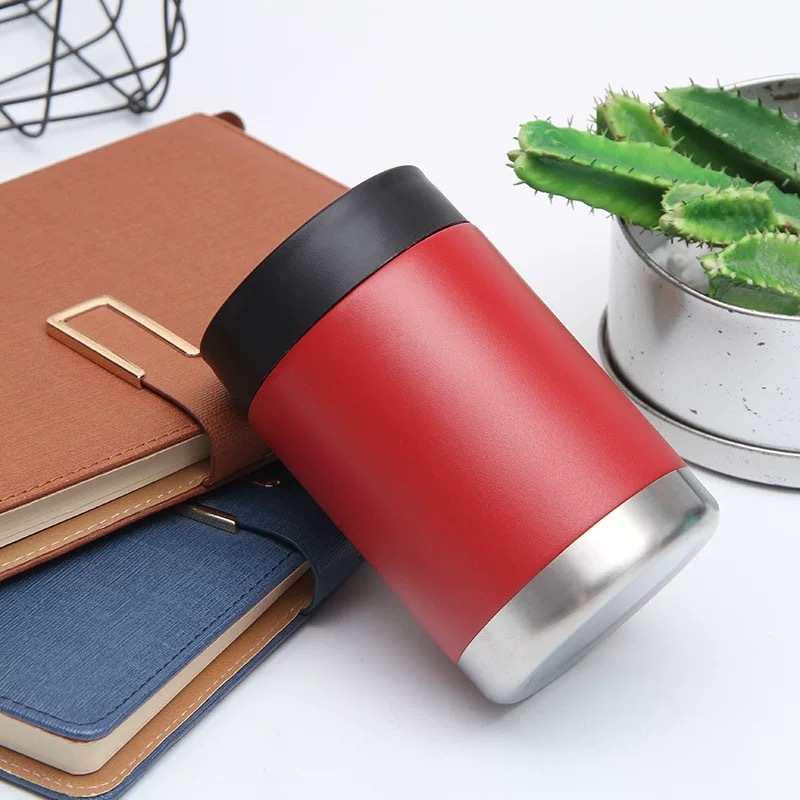 12oz Metal Insulated Double Wall Stainless Steel Thermal Beer Can Cup Insulated Bottle Drink Tumbler Holder Can Cooler