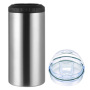 16oz Beer Double Wall Vacuum Insulated 4 in 1 Can Cooler Sublimation 12 oz Stainless Steel Silm Coffee Cooler Tumbler Cup