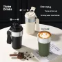 High-Value 304 Stainless Steel Vacuum Coffee Cup Handle Portable Insulated Cup Outdoor Car Travel Straw 6-12 Hours Thermal