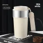 High-Value 304 Stainless Steel Vacuum Coffee Cup Handle Portable Insulated Cup Outdoor Car Travel Straw 6-12 Hours Thermal