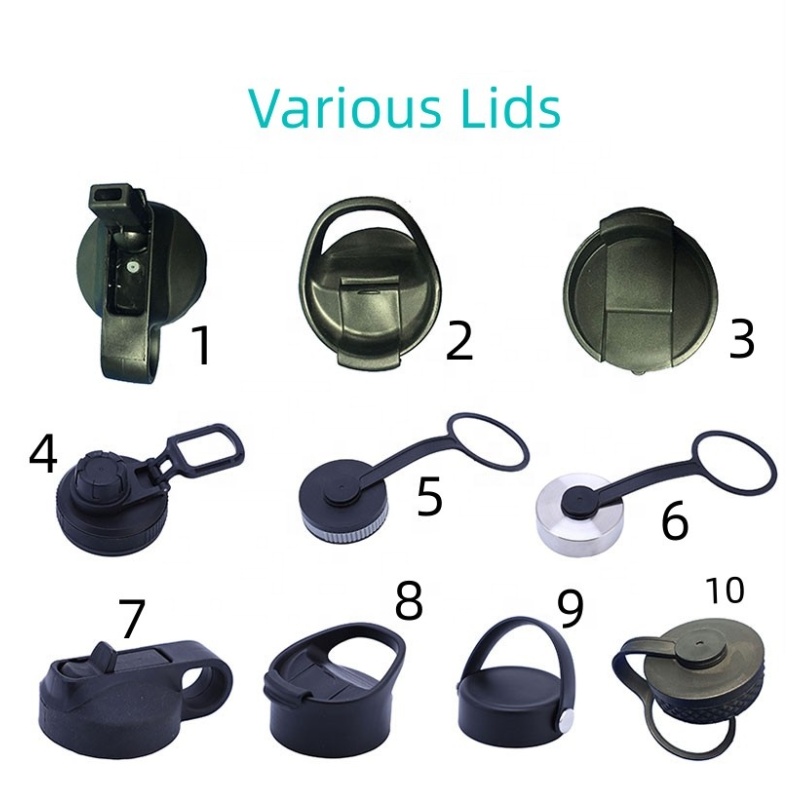 Wholesale Eco Friendly 12oz 18oz 22oz 25oz 32oz 64oz Double Wall Sport Vacuum Flask  Custom Stainless Steel Water Bottle