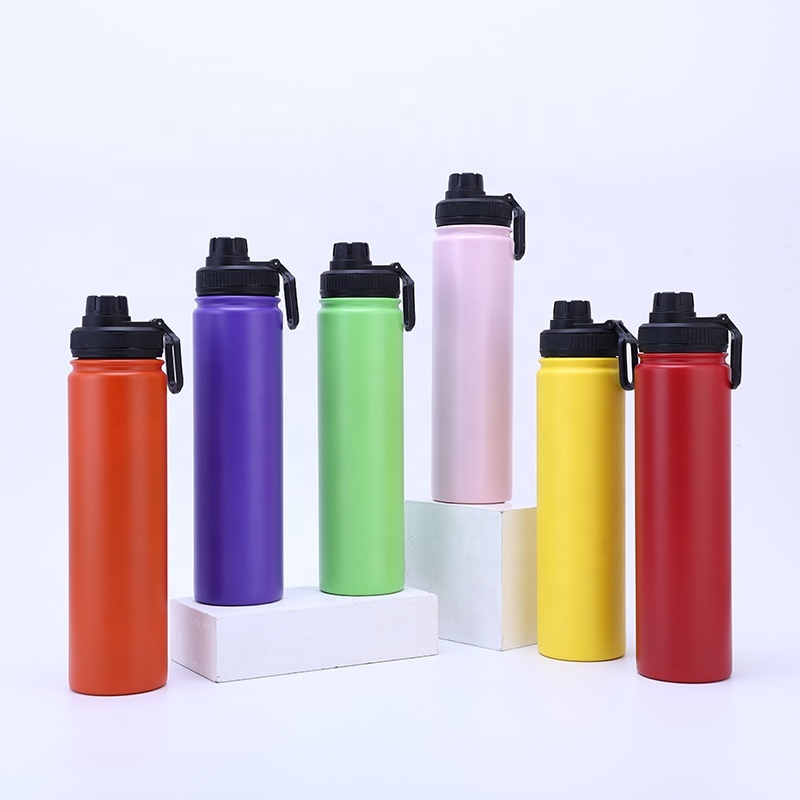 Wholesale Eco Friendly 12oz 18oz 22oz 25oz 32oz 64oz Double Wall Sport Vacuum Flask  Custom Stainless Steel Water Bottle