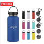 Wholesale Eco Friendly 12oz 18oz 22oz 25oz 32oz 64oz Double Wall Sport Vacuum Flask  Custom Stainless Steel Water Bottle