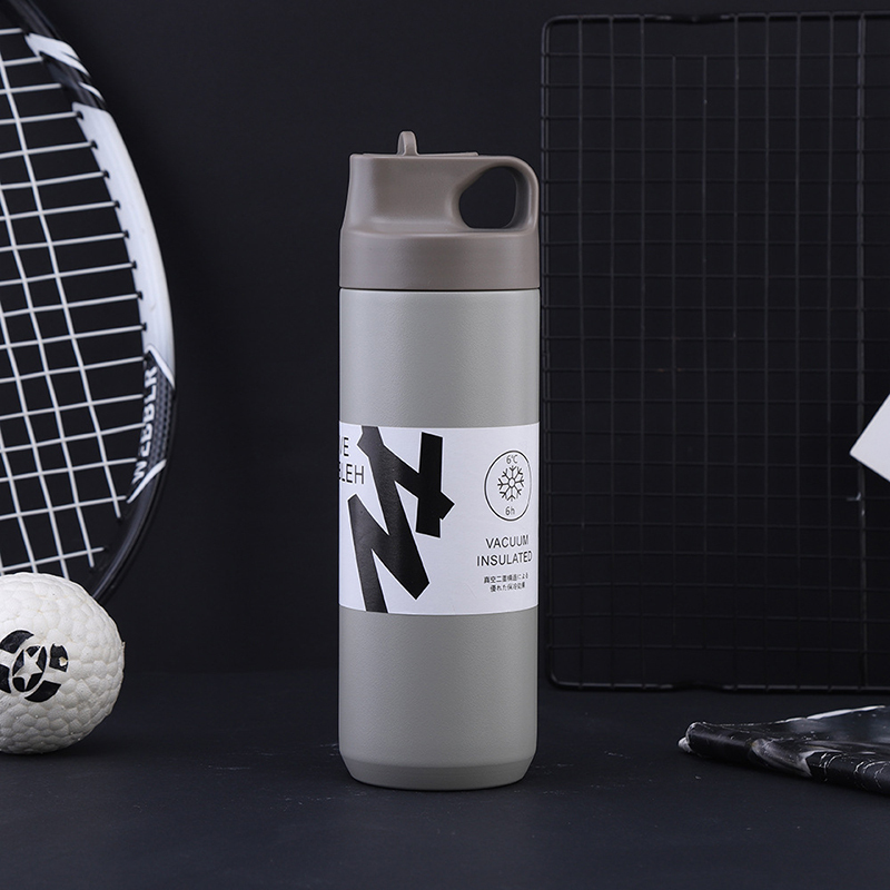 2024 New Cup 550ml Bouteille Personal Stainless Steel Vacuum Insulation Bottle Tumbler Cold/hot Thermal Thermo with Straw