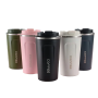 Wholesale Custom 510ml Portable Mug Stainless Steel Double Wall Insulated Travel Mug Thermal Coffee Mug Tumbler with Lid