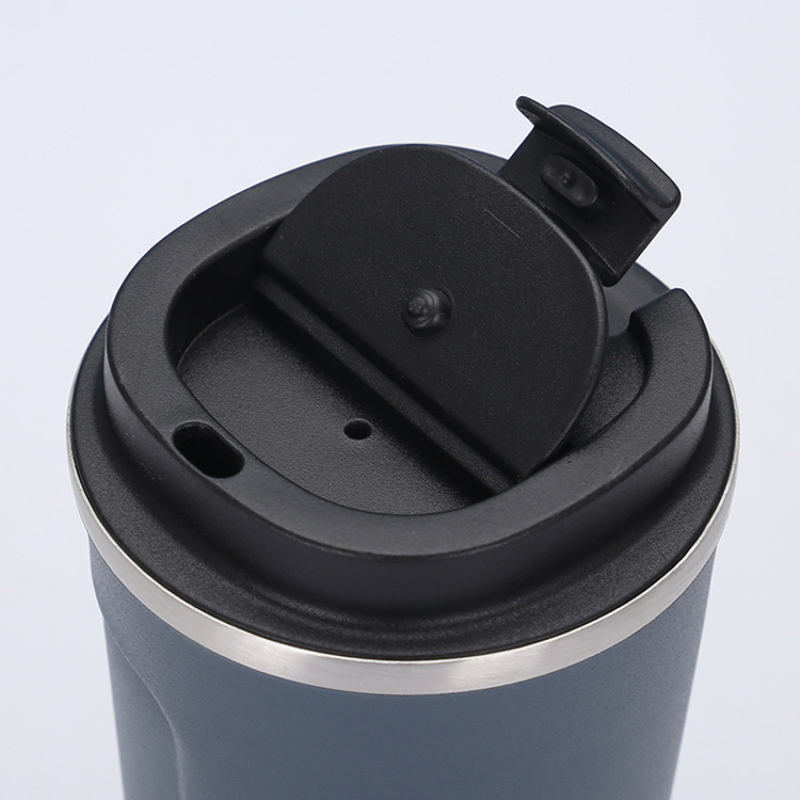 Wholesale Custom 510ml Portable Mug Stainless Steel Double Wall Insulated Travel Mug Thermal Coffee Mug Tumbler with Lid