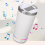 14oz 16oz Smart Tumbler Thermal Bluetooth Stainless Steel Water Bottle with Music Speaker Beer Cup with Lid Gym Bottle