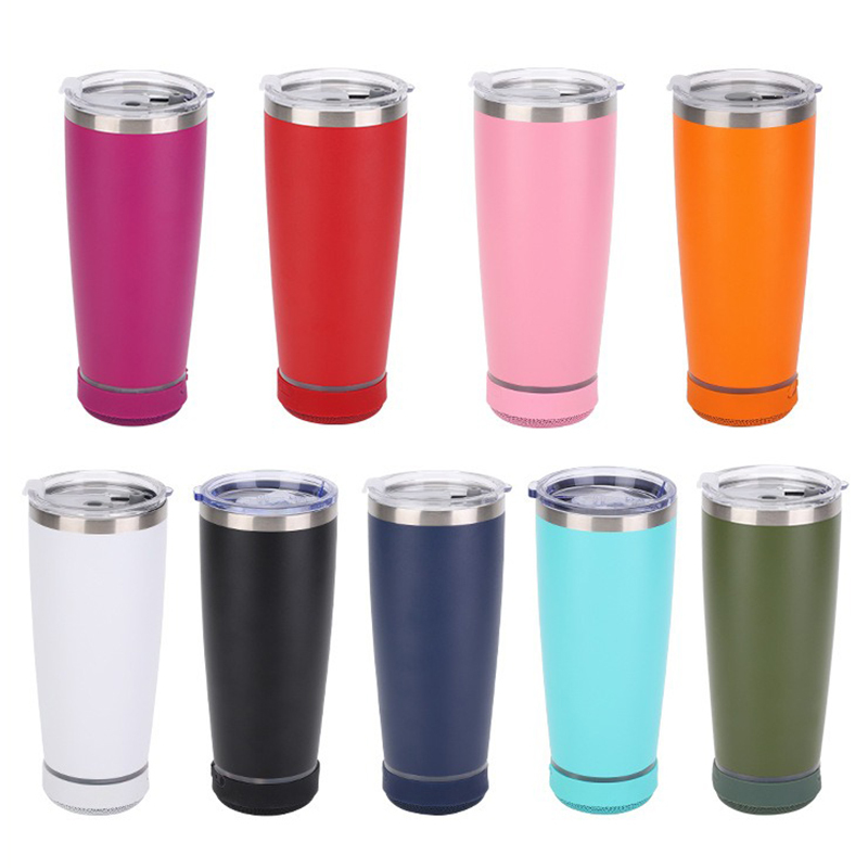 16oz 20oz Leak-proof Music Cup Coffee/Beer Bluetooth Speaker Tumbler Mug Creative Custom Logo Sport Gym Smart Water Bottle