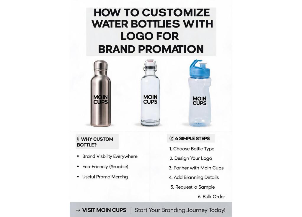 How to customize water bottles with logo for brand promotion?