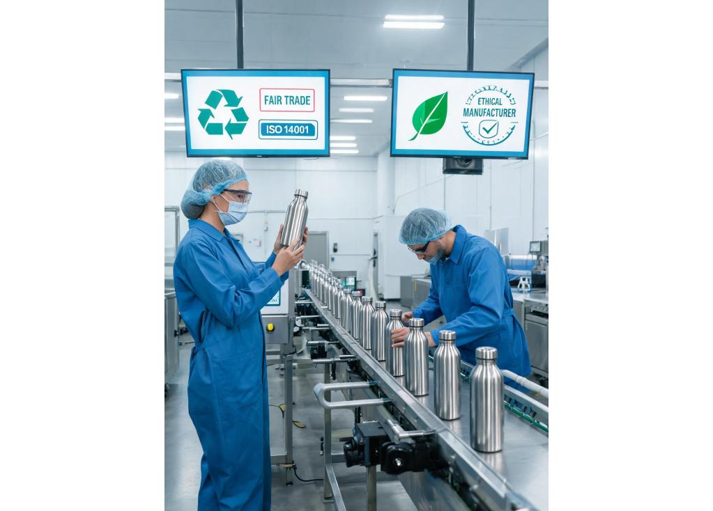 How to ensure ethical manufacturing for reusable water bottles from reliable suppliers?