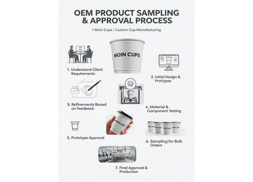 What are the typical steps for product sampling and approval in an OEM partnership?