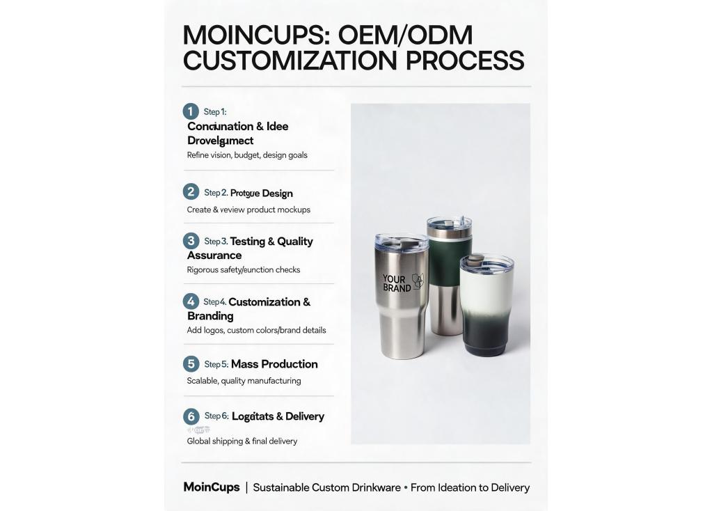 How does the OEM/ODM customization process work from initial design to final delivery?