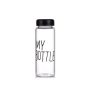 18oz Transparent Plastic Daily Use My Water Bottle With Dome Lid Fruit Tumbler Cup Outdoor Sport Travel Cup Easy to Carry Bottle