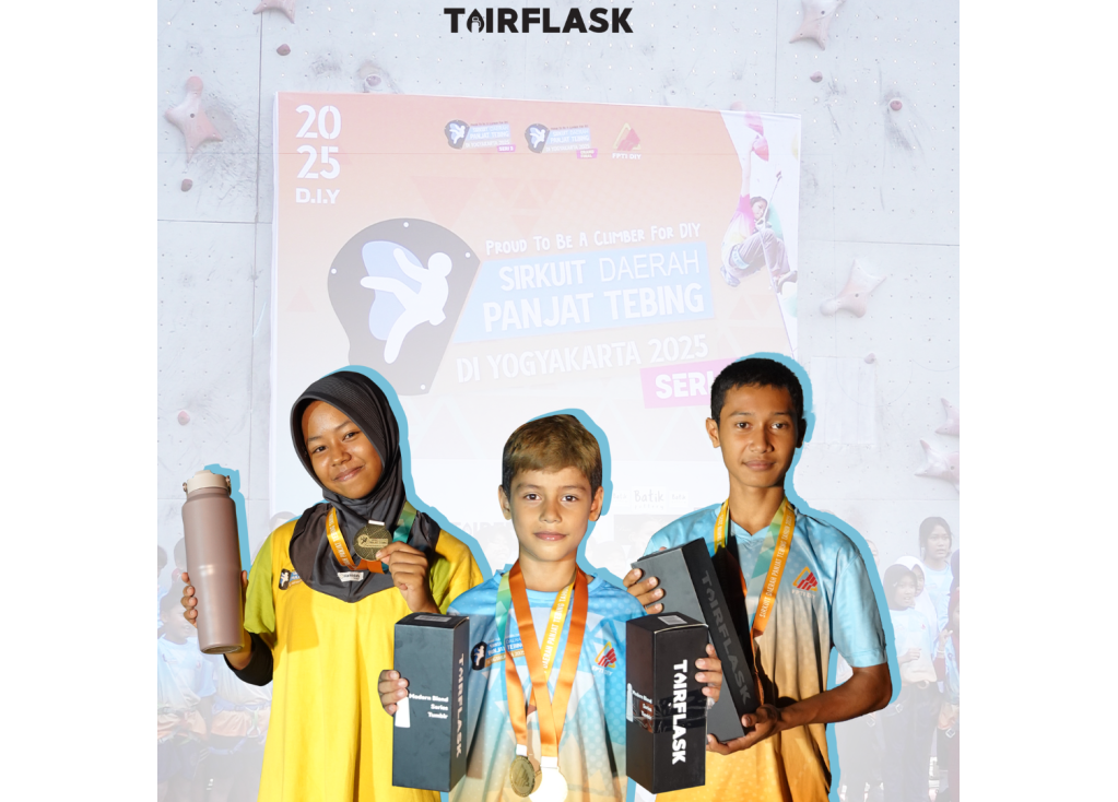 Tairflask Promotes Active Living at the 2025 Regional Rock Climbing Circuit in Yogyakarta, Indonesia